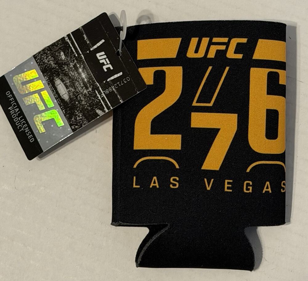 UFC 276 Las Vegas Koozie New with TAGS - CAN SIZE